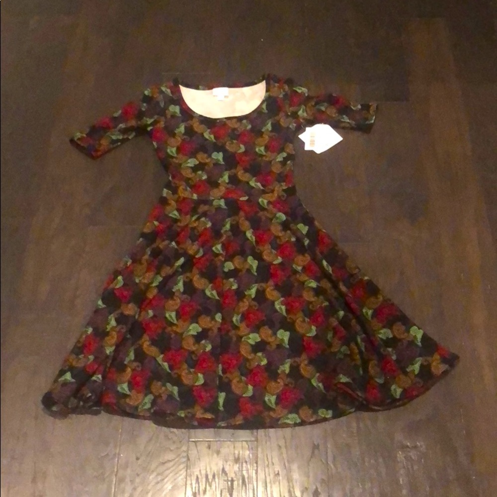 Never worn LulaRoe Nicole dress with tags